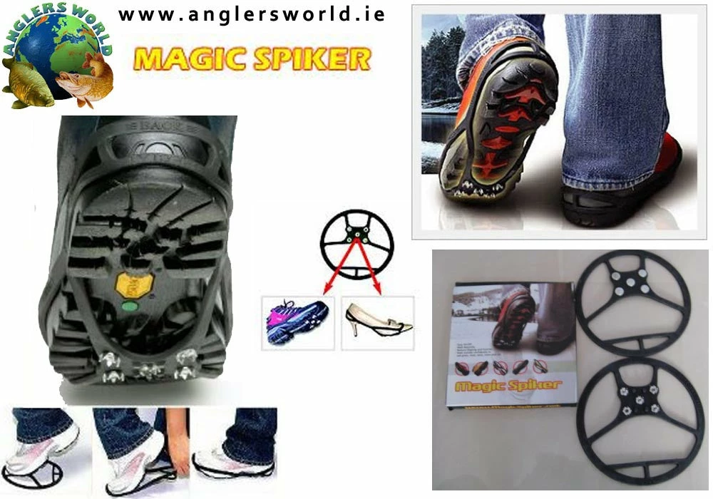 Anglers World Safe Steps Magic Spiker Foot Grip Clothing Shop 2 Anglers World Safe Steps Magic Spiker Foot Grip Clothing Shop