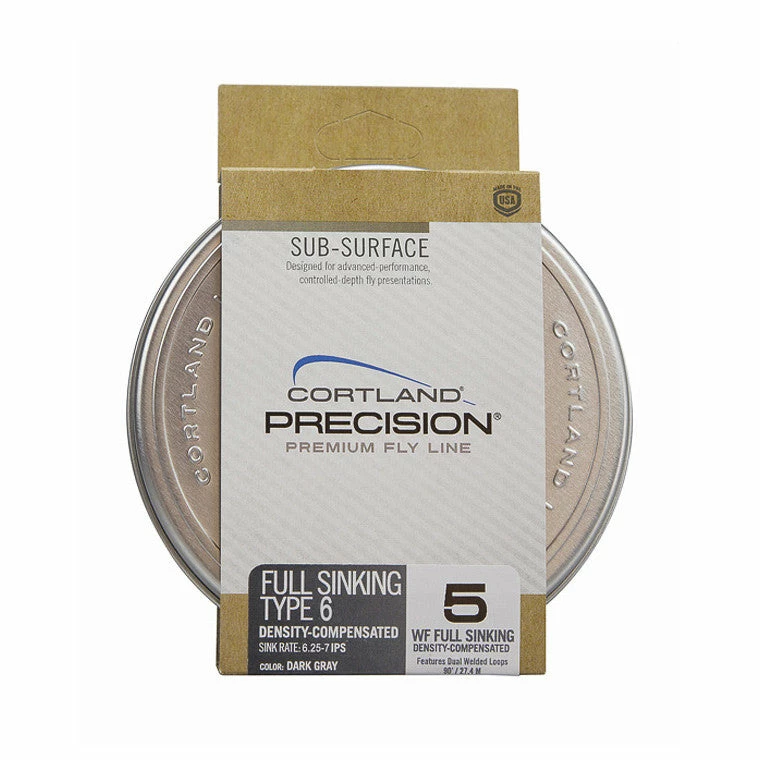 Cortland Precision Density Full Sinking Type 6 Fly Line Fly & Game Shop 1 Cortland Precision Density Full Sinking Type 6 Fly Line Fly & Game Shop