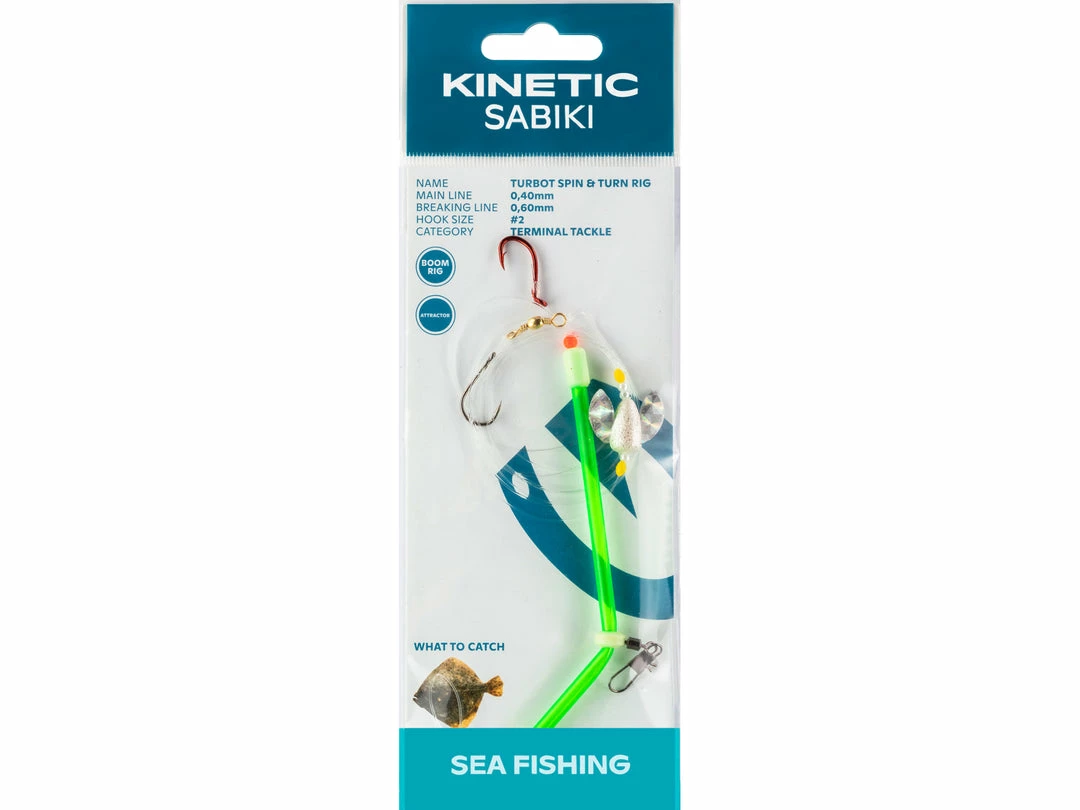 Kinetic Sabiki Turbot Rig Spin & Turn Sea Shop 1 Kinetic Sabiki Turbot Rig Spin & Turn Sea Shop