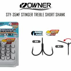 Owner Magic Flourine Treble Hooks STY-35MF