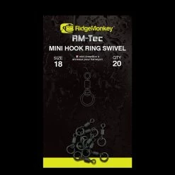 Ridge Monkey RM-Tec Mini Hook Ring Swivel Carp Shop