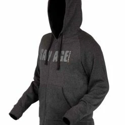 Savage Gear Simply Savage Zip Hoodie Clothing Shop