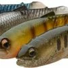 Savage Gear Craft Cannibal Paddletail - Clear Water Mix 4pcs Lures