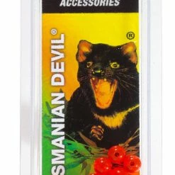 Lures Wigston's Tasmanian Devils Red Beads UV 6mm