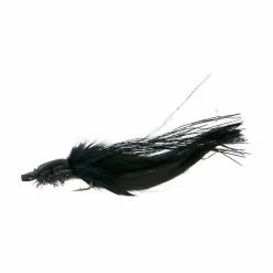 Bann Valley Gurgle Black Slider Foam Flies - Pike & Saltwater