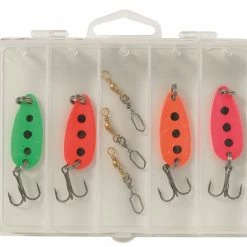 Kinetic Little Viking Go Fishing Spoon Lure Kit For Kids - Children's Fishing Lures Multipack Lures