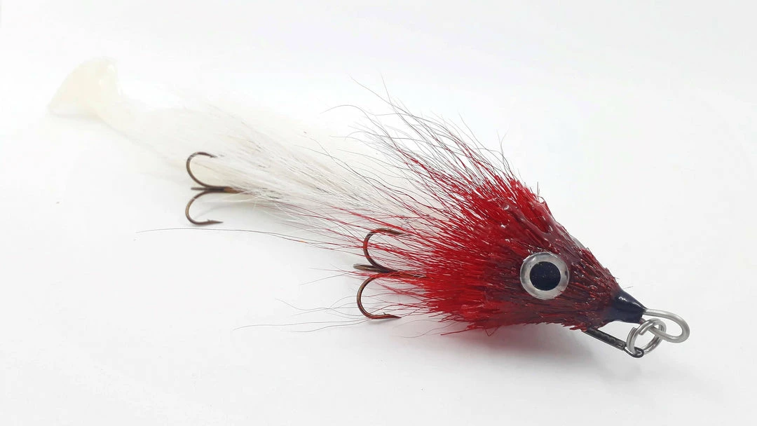 Flies - Pike & Saltwater ScandiPure Mutant Minnow - Classic Redhead 1 Flies - Pike & Saltwater ScandiPure Mutant Minnow - Classic Redhead