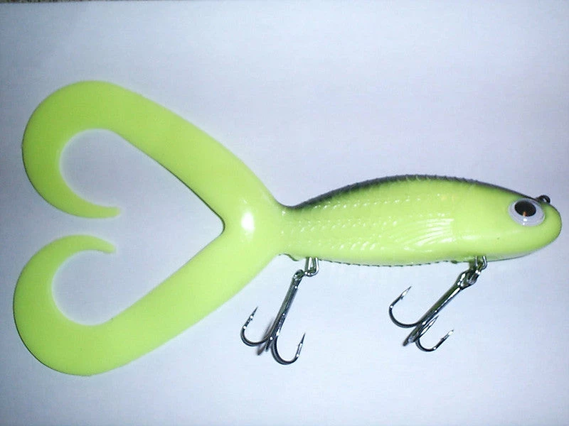 Tackle Worx Tackle-Worx Twin Freak Soft Plastic Pike Lure 7 Tackle Worx Tackle-Worx Twin Freak Soft Plastic Pike Lure