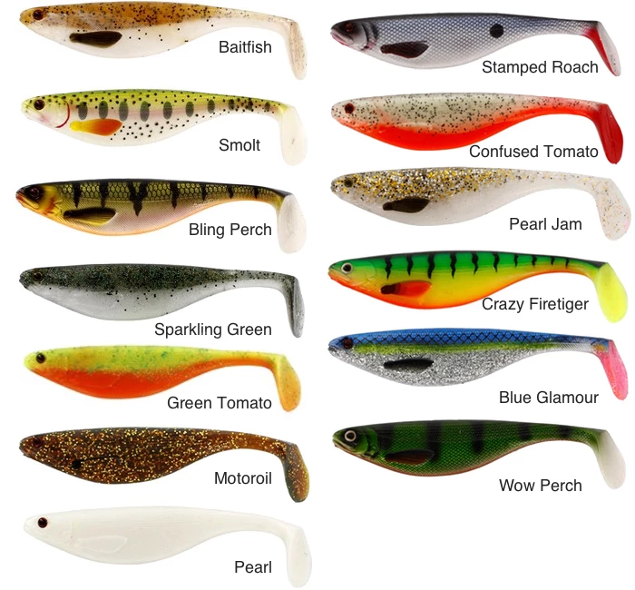 Westin ShadTeez 16cm Soft Bait Lures 5 Westin ShadTeez 16cm Soft Bait Lures